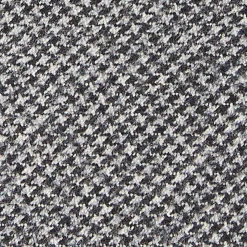 CRAVATTA CLASSICA IN LANA SFODERATA GRIGIO SCURO Pied de poule
