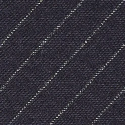 CRAVATTA CLASSICA IN LANA SFODERATA BLU SCURO Rigata