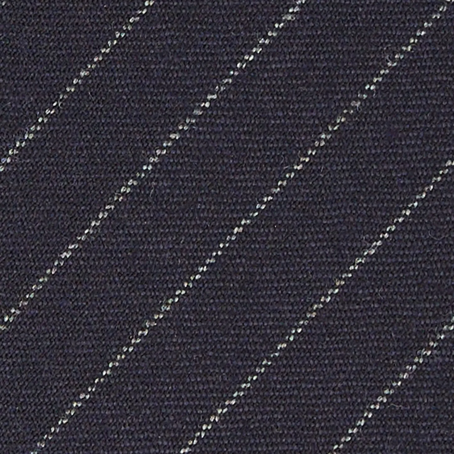 CRAVATTA CLASSICA IN LANA SFODERATA BLU SCURO Rigata