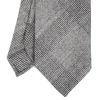 CRAVATTA CLASSICA IN LANA SFODERATA GRIGIO CHIARO Principe di galles