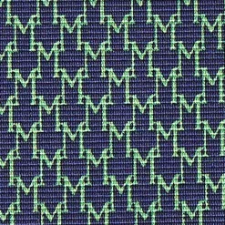 CRAVATTA CLASSICA IN SETA BLU SCURO Microfantasia m geometrica