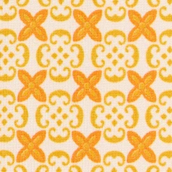 CRAVATTA DONNA CLASSICA IN SETA STAMPATA GIALLA Microfantasia inspirazione foulard