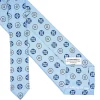 CRAVATTA IN SETA AZZURRA Collezione archivio anno 1951