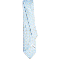 CRAVATTA IN SETA AZZURRA Collezione archivio anno 1963