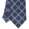 CRAVATTA IN SETA AZZURRO POLVERECollezione heritage