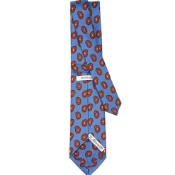 CRAVATTA IN SETA AZZURRO POLVERECollezione heritage