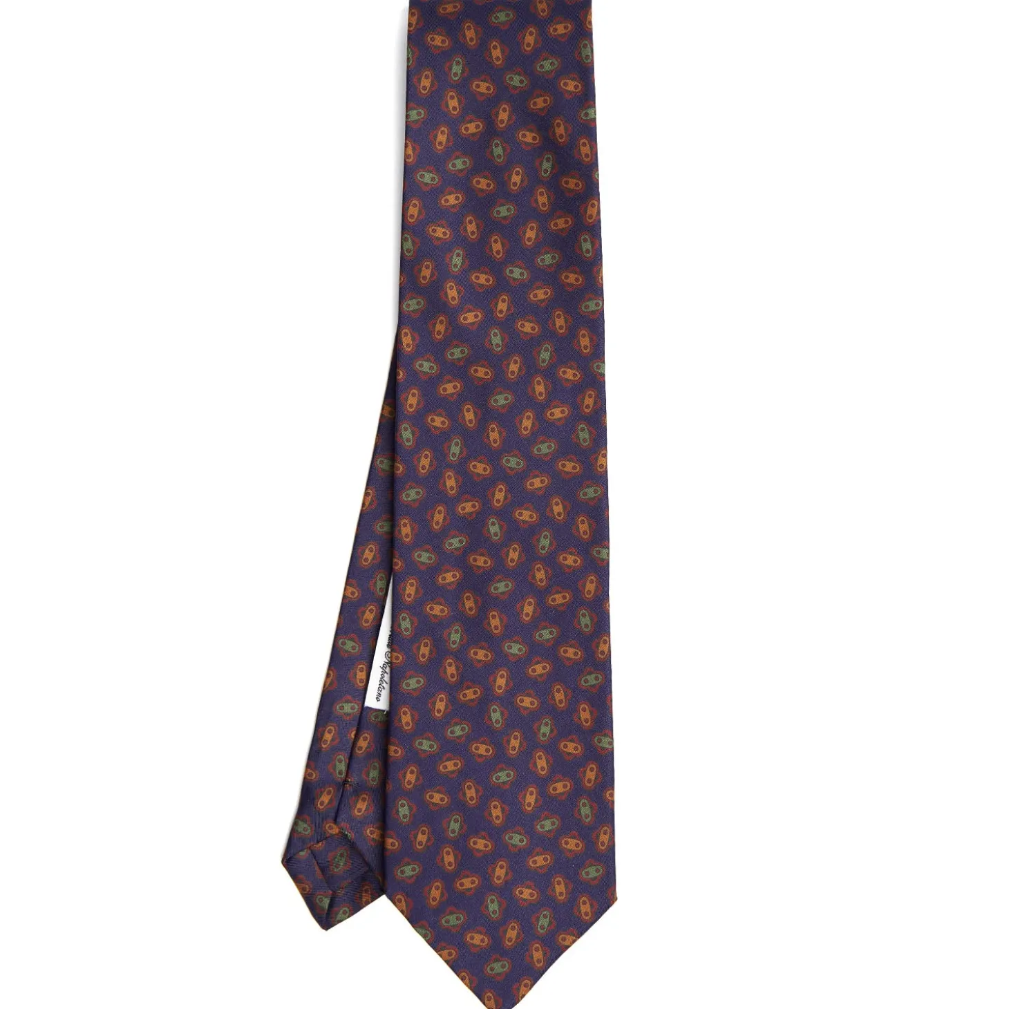 CRAVATTA IN SETA BLU SCURO Collezione archivio anno 1959