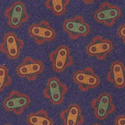CRAVATTA IN SETA BLU SCURO Collezione archivio anno 1959