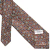 CRAVATTA IN SETA MARRONE SCURO Collezione archivio anno 1959