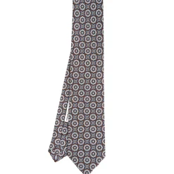 CRAVATTA IN SETA MARRONE SCURO Collezione archivio anno 1985
