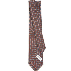 CRAVATTA IN SETA MARRONE SCURO Collezione archivio anno 1950