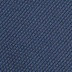 CRAVATTA SARTORIALE BLU In garza di seta