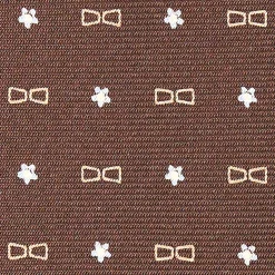 CRAVATTA SARTORIALE CLASSICA IN SETA MARRONE SCURO E.marinella x borsalino