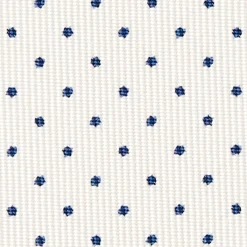 CRAVATTA SARTORIALE CLASSICA IN SETA BIANCA Pois