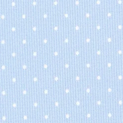 CRAVATTA SARTORIALE CLASSICA IN SETA AZZURRA Pois