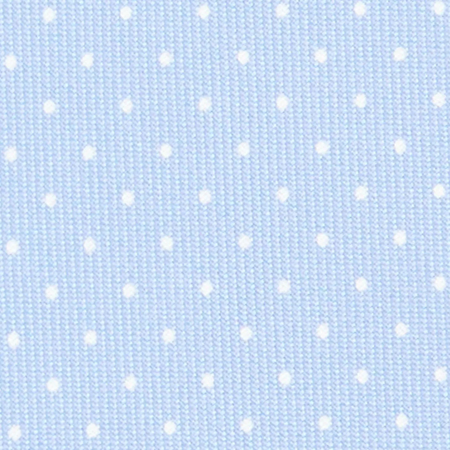 CRAVATTA SARTORIALE CLASSICA IN SETA AZZURRA Pois
