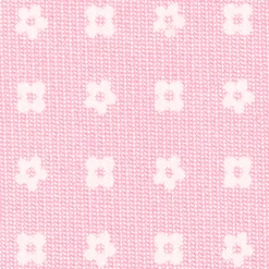 CRAVATTA SARTORIALE CLASSICA IN SETA ROSA Microfantasia fiore
