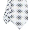 CRAVATTA SARTORIALE CLASSICA IN SETA BIANCA Microfantasia fiore