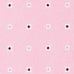CRAVATTA SARTORIALE CLASSICA IN SETA ROSA Microfantasia fiore