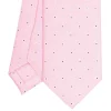 CRAVATTA SARTORIALE 7 CM IN SETA ROSA Microfantasia fiore