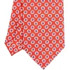 CRAVATTA SARTORIALE EXTRA LONG IN SETA ROSSA Collezione heritage
