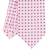 CRAVATTA SARTORIALE EXTRA LONG IN SETA ROSA Microfantasia fiore