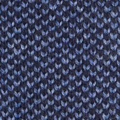 CRAVATTA TRICOT IN CASHMERE BLU SCURO Tinta unita