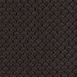 CRAVATTA TRICOT IN CASHMERE MARRONE SCURO Tinta unita