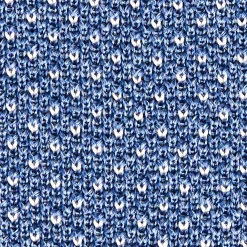 CRAVATTA TRICOT IN SETA AZZURRO POLVERE Microfantasia geometrica