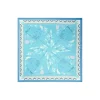 FOULARD BLU IN SETA E ORANGE FIBER Collezione orange fiber