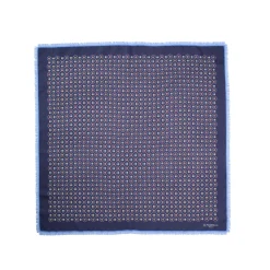 FOULARD IN LANA, CASHMERE E SETA 65 BLU SCURO Archivio inspiration 1939