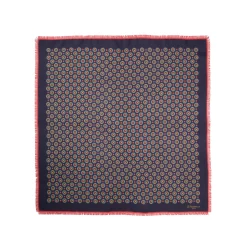 FOULARD IN LANA, CASHMERE E SETA 65 BLU SCURO Archivio inspiration 1939
