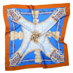 FOULARD IN SETA 90 ARANCIONE Divinita’