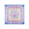 FOULARD IN SETA 90 AZZURRO La gelateria