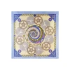 FOULARD IN SETA 90 AZZURRO Timeless morning