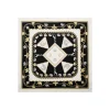 FOULARD IN SETA 90 BIANCO Elefanti portafortuna