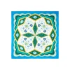 FOULARD IN SETA 90 BLUETTE Motivo floreale