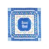 FOULARD IN SETA 90 BLU La gelateria
