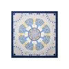 FOULARD IN SETA 90 BLU Mosaico