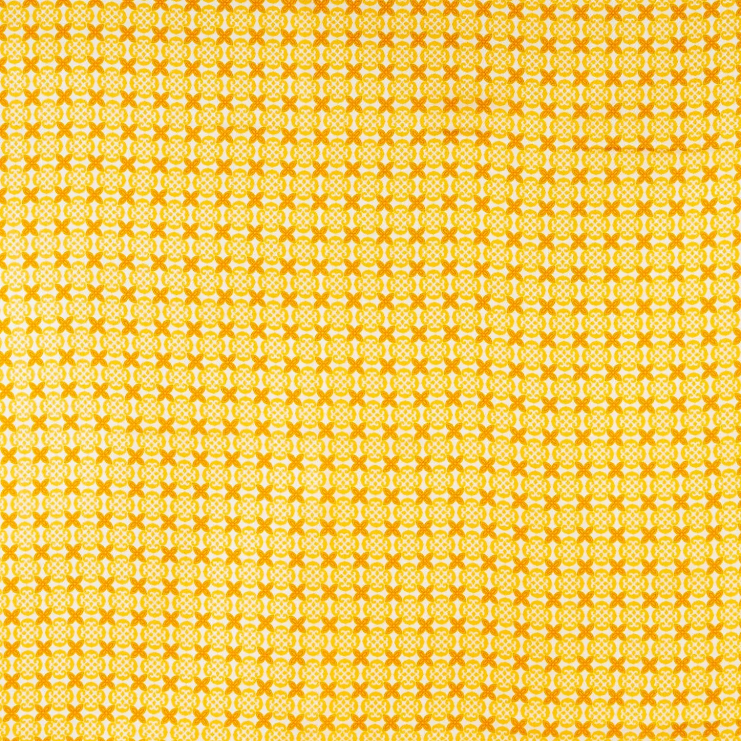 FOULARD IN SETA 90 GIALLO Small flower ispiration