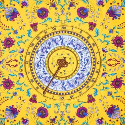FOULARD IN SETA 90 GIALLO Un'estate caprese