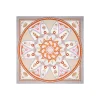 FOULARD IN SETA 90 GRIGIO CHIARO Le mongolfiere