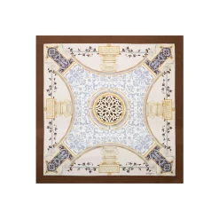 FOULARD IN SETA 90 MARRONE CHIARO Divinita’