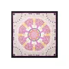 FOULARD IN SETA 90 NERO Mosaico