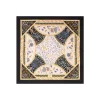 FOULARD IN SETA NERO Napoli terra mia