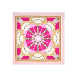 FOULARD IN SETA 90 ROSA Il chiostro di santa chiara