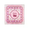 FOULARD IN SETA 90 ROSA La gelateria