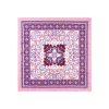 FOULARD IN SETA 90 ROSA Maiolica mediterranea