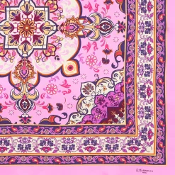 FOULARD IN SETA 90 ROSA Mediterranean vibes