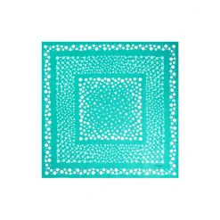 FOULARD IN SETA 65 VERDE CHIARO Eleganza a pois
